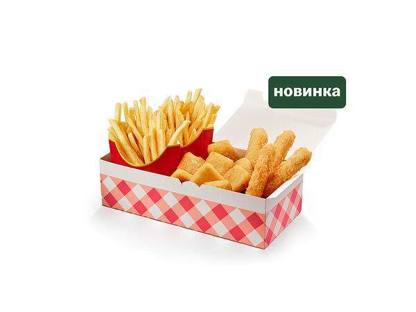 МакДональдс - Большой Снэк-бокс с Фиш Наггетсами