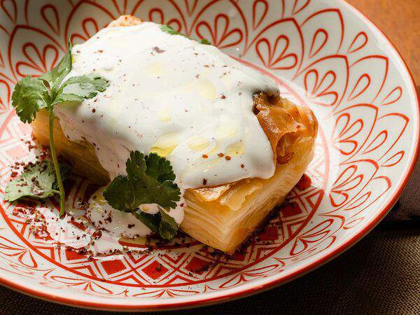 Кинза - Ачма сочная с сыром и хрустящей корочкой