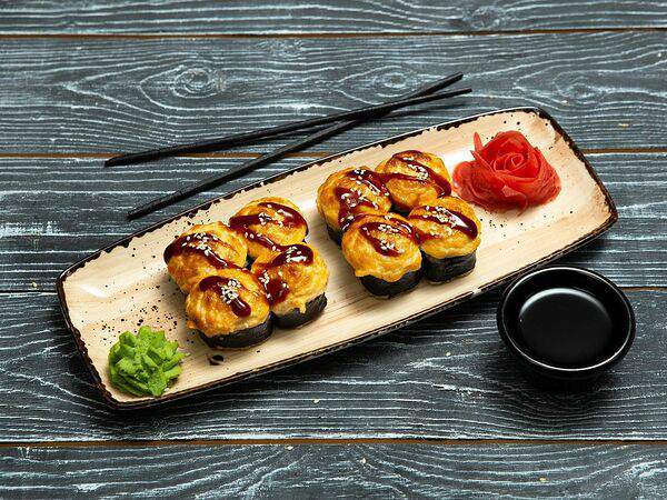 The Rolling Rolls - Ролл Сливочный лосось Хот