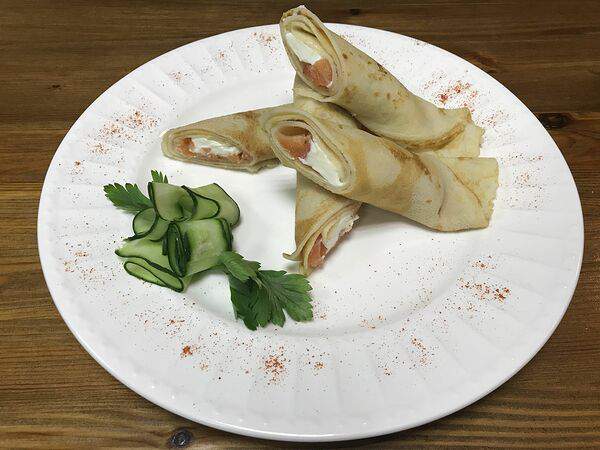 Пельменьок - Блины Филадельфия Лосось