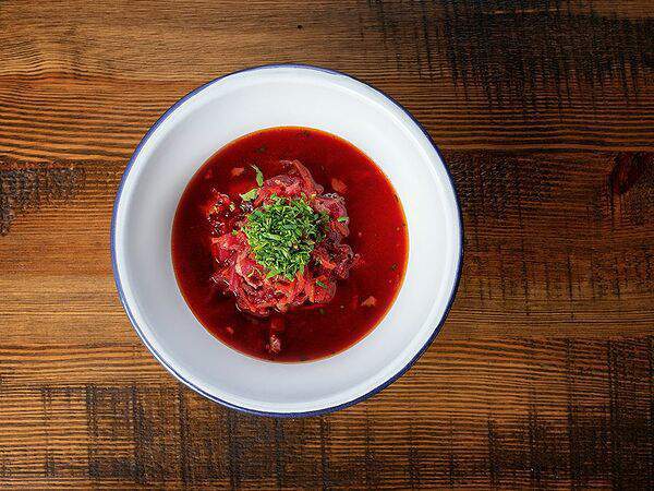 La barbecue реберная - Борщ со сметаной