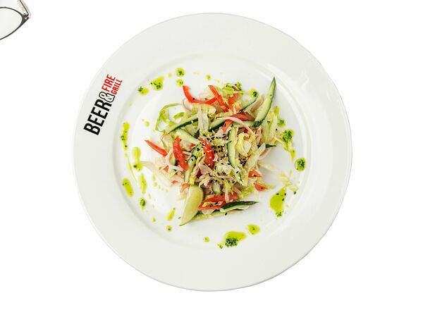 Beer & Fire Grill - Салат из кальмаров