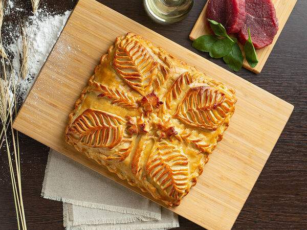 Пироги всем - Русский пирог Мясо и шпинат