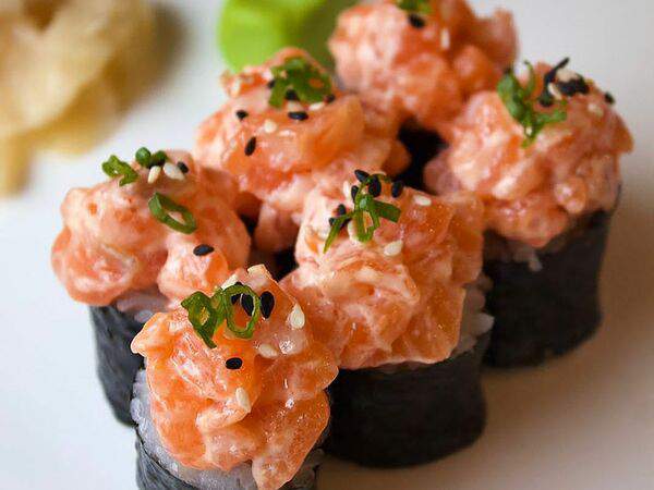 Море в коробке - Тартар с лососем