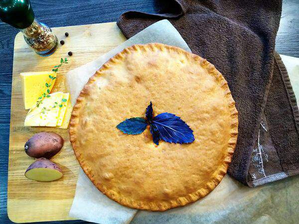 Домашняя пекарня - Осетинский пирог с картофелем и сыром