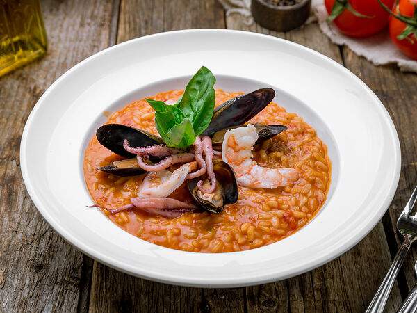 Pasta Cup and Pizza - Ризотто с морепродуктами