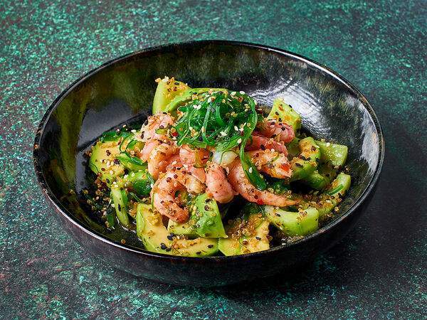 Krevetka Seafood - Фирменный салат Креветка