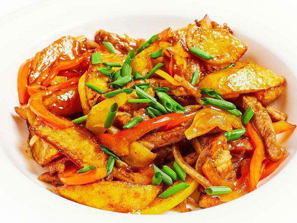 Унга - Жареха со свининой