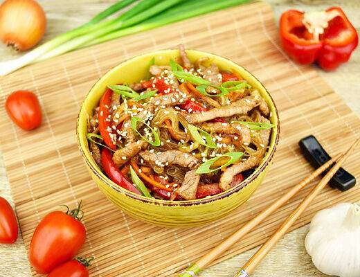 Палки-Скалки - Фунчоза со свининой