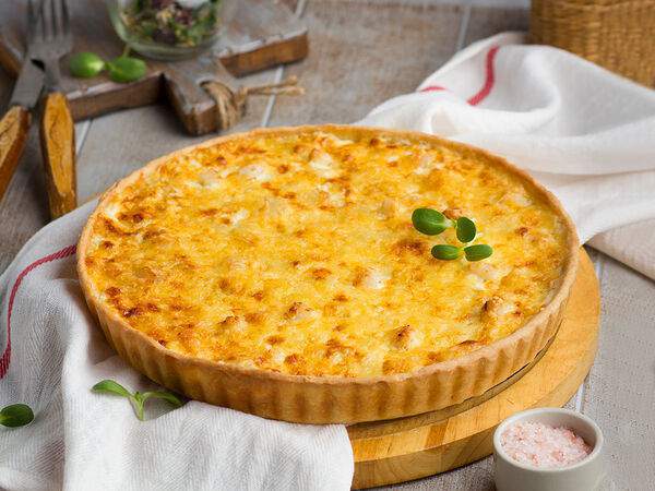 Машенькины пироги - Немецкий Цвибелькухен луковый пирог с подкопченным салом