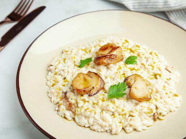 Вкусняхи - Ризотто с белыми грибами