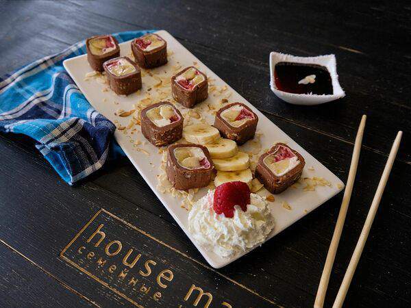 House mafia - Шокоролл с бананом и клубникой