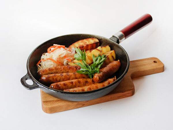 Кафе Ландау - Cвинo-говяжьи колбаски