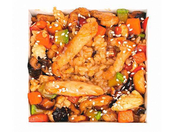 Edoo - Тяхан с курицей (терияки)