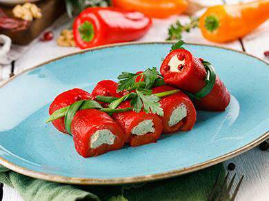 Казан Мангал Kazan Mangal - Перец с орехами по-грузински