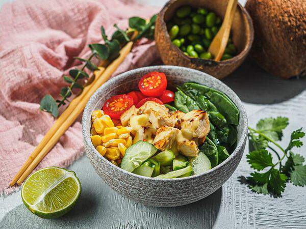 Поке от Not Only Poke by Bigvava - Для самых маленьких с куриной грудкой и овощами