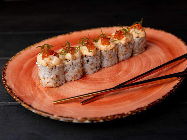 Лосось и кофе - Ролл Острый гребешок