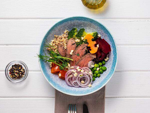 Хороша еда - Боул с говядиной су-вид