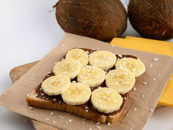 Aloha! Coffee - Тост нутелла с бананом