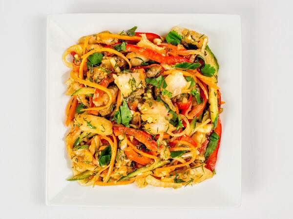 Woksy.ru - Салат Хе из судака