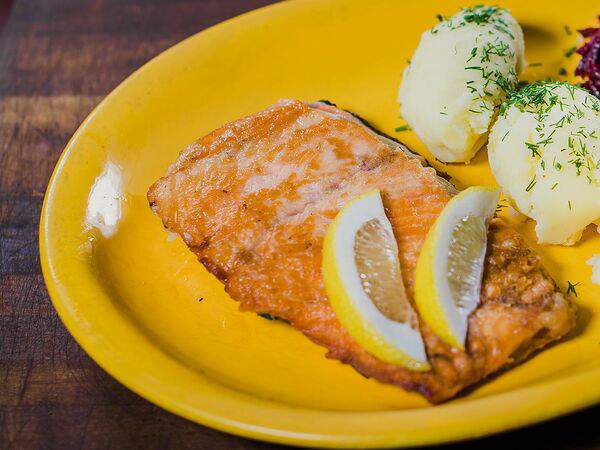 Толстый гусь - Форель жареная