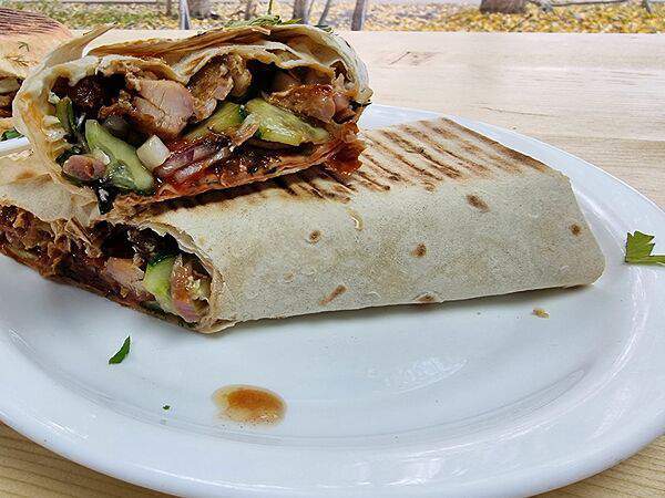 Шаурма по-кавказски - Шаурма по-турецки на сырном лаваше