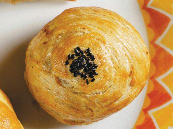 Чайхана Баклажан - Самса с курицей