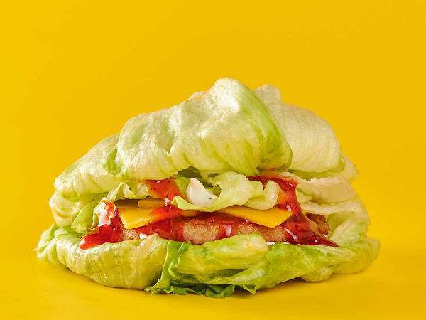 KaifBurger - Кайфбургер Синий Сырок куриный в салате