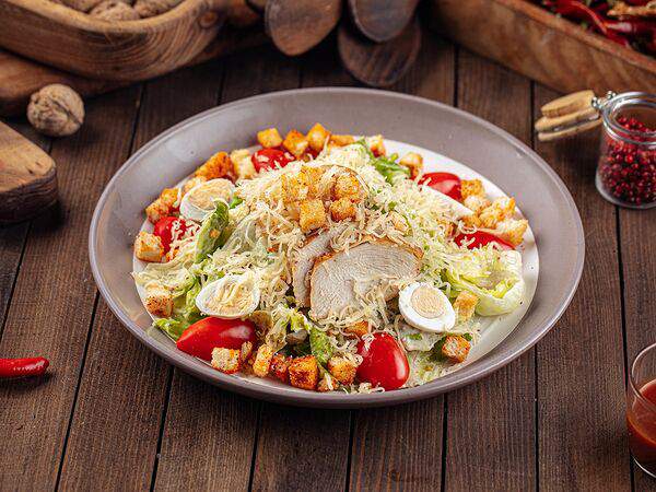 Ларисс Иванну Хачу! - Салат цезарь с курицей