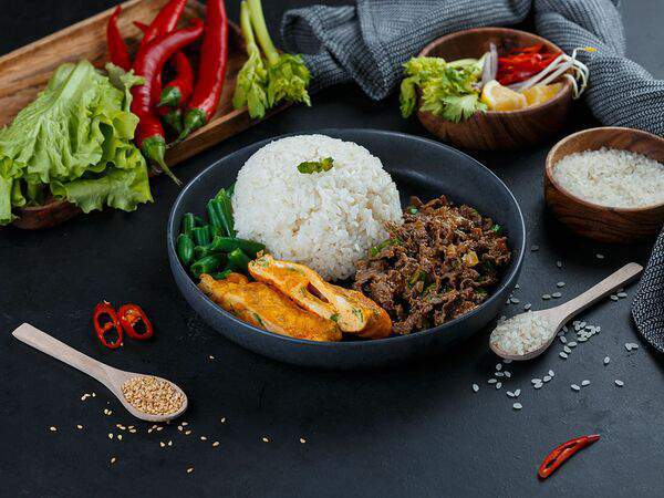 Food Hanoi - Рис Ком Бо Сао