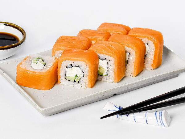 Лапшу не вешай - Ролл Филадельфия с огурцом