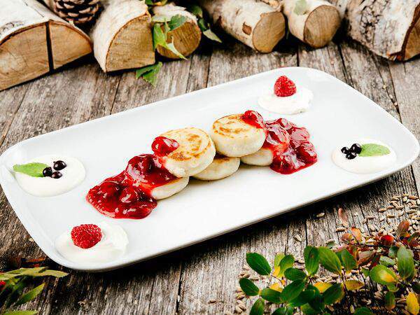 Я ж тебе говорил! - Сырники с вишневым киселем