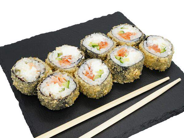 Едим дома - Ролл Сяке темпура