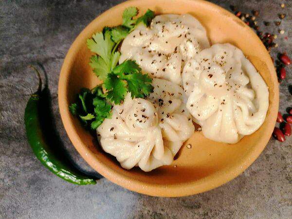 Лобио - Хинкали по-грузински с кинзой