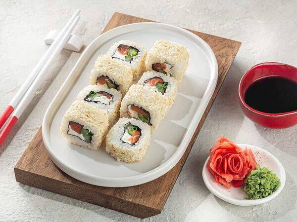 Палки-Скалки - Ролл Филадельфия с кунжутом