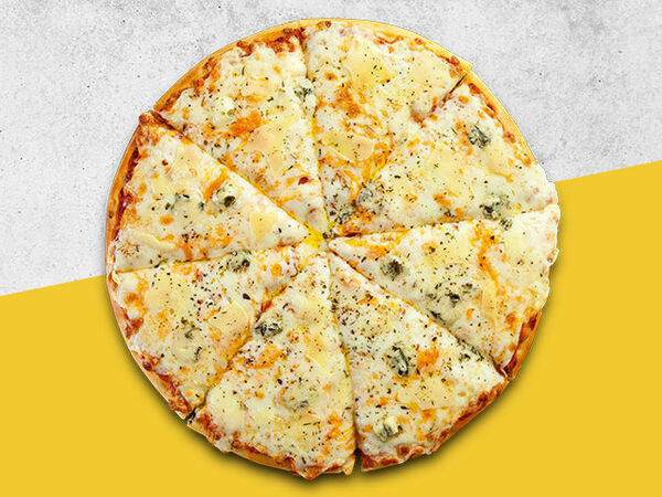Pizza Hut - Четыре Сыра De Luxe пицца на Пан тесте
