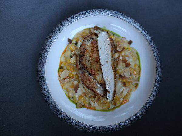 The Odi - Цыпленок с кукурузой и сыром камамбер