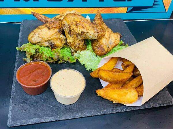 Бум бургер - Набор крылышки с картошкой