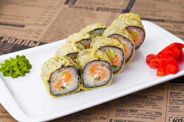 Изи Паб - Ролл теплый с лососем