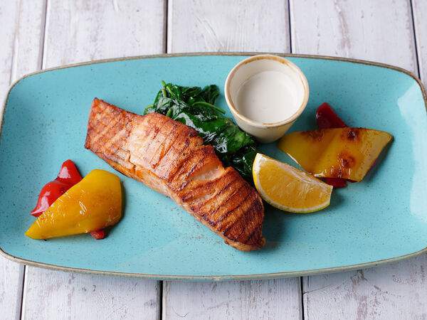 Кафе Хачапуридзе - Семга на мангале