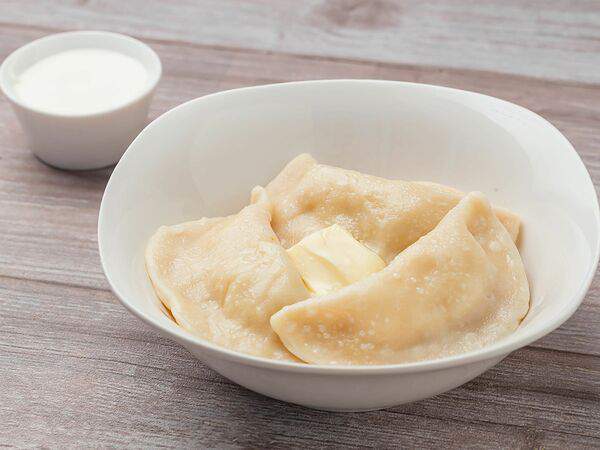 Перчим & солим - Вареники с картофелем и сметаной