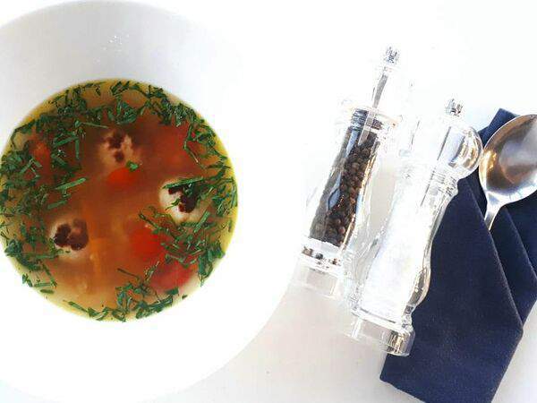 GM cafe - Домашняя лапша с митболами из индейки