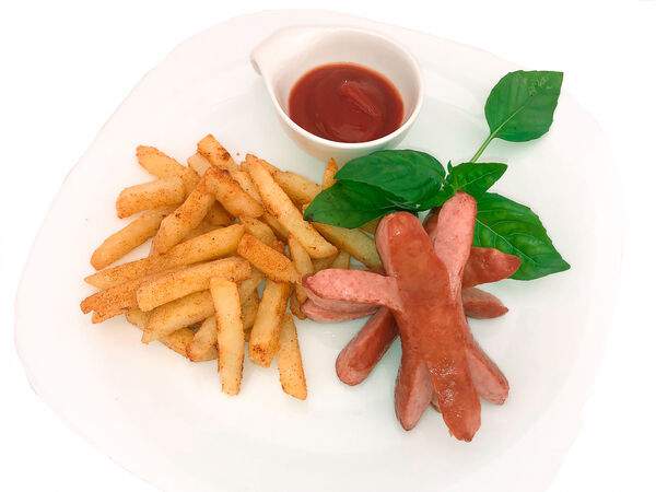 Дон Панэ - Сосиски с картошкой фри