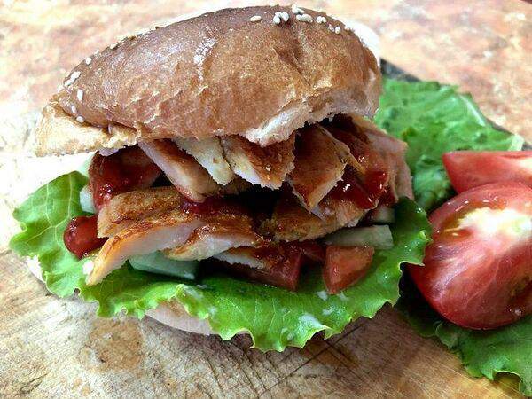 Восточное бистро - Гамбургер с куриным мясом