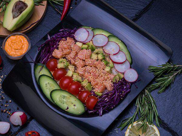 Sushi & Susi - Поке с лососем