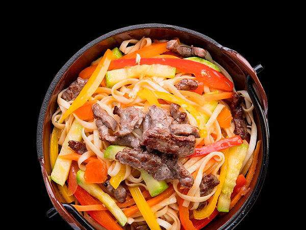 Ого!Суши. Халяль - Вок удон с говядиной