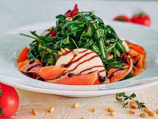 Счастье - Руккола с лососем