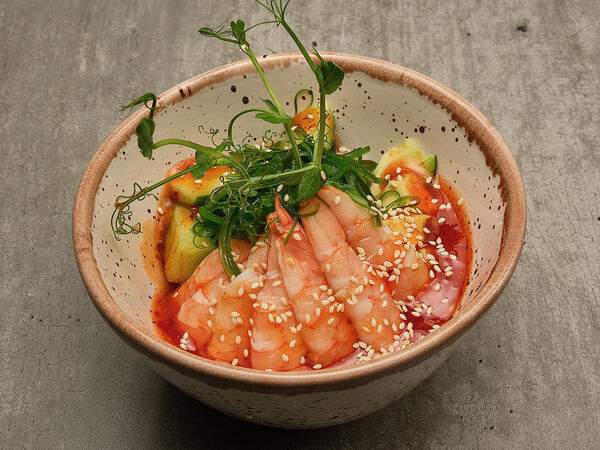 Останемся здесь - Поке с креветкой