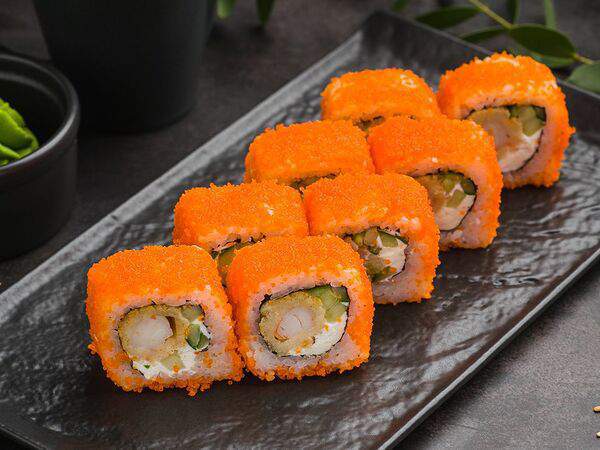 Рыба закусывала - Ролл Калифорния с креветкой