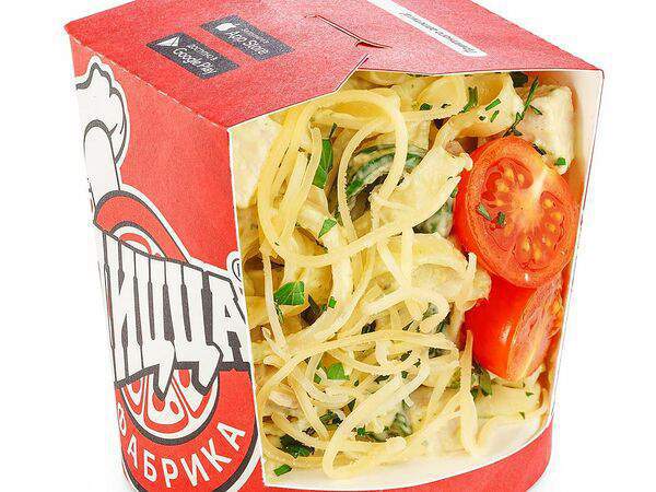 ПиццаФабрика - Паста с индейкой и шпинатом